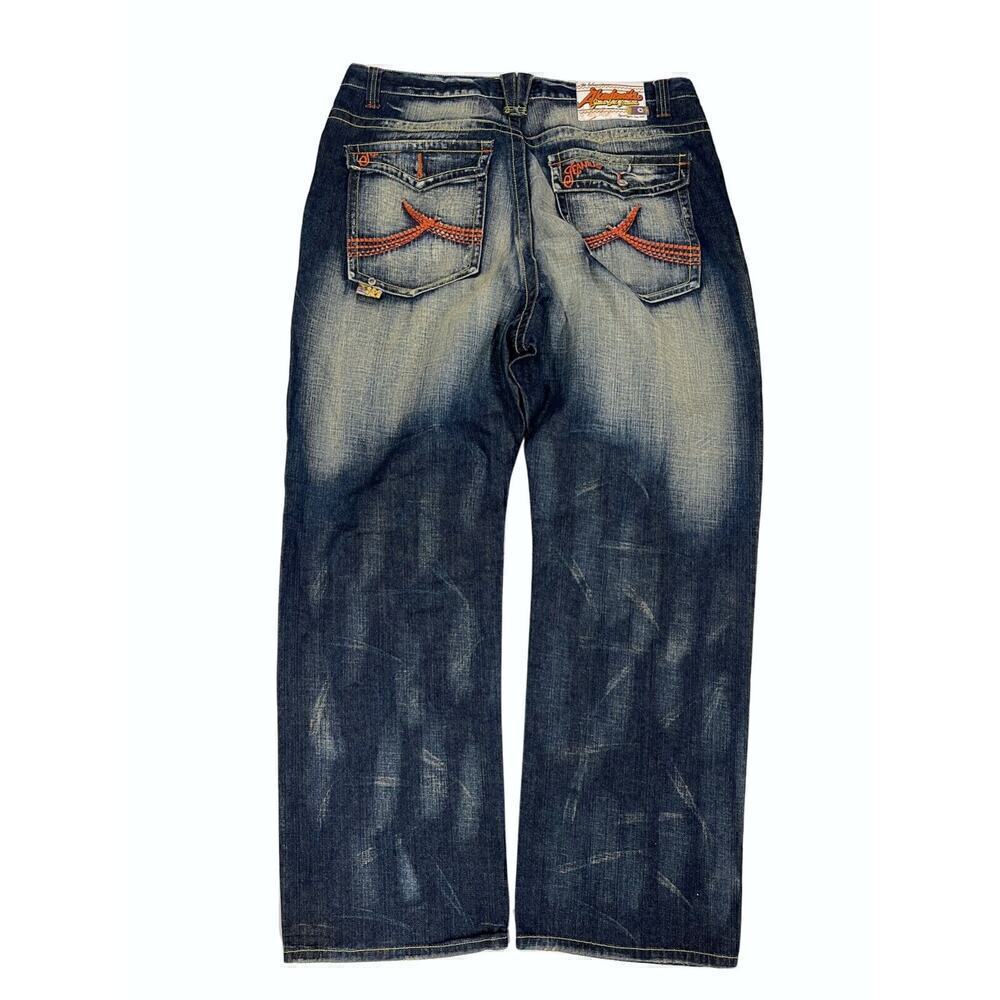 akademiks jeans Mens sz 42 Genius NWOT 35 inseam Baggy Hiphop